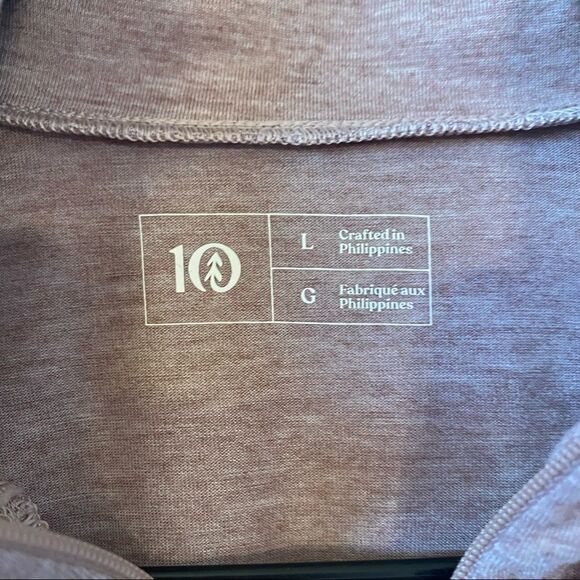 10Tree - InMotion 1/4 Zip Women's Sport Long Sleeve Top - Picture 11 of 11